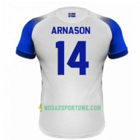 Koszulka Islandia Arnason 14 Mistrzostwa Świata 2018 Wyjazdowe Stroje Piłkarskie